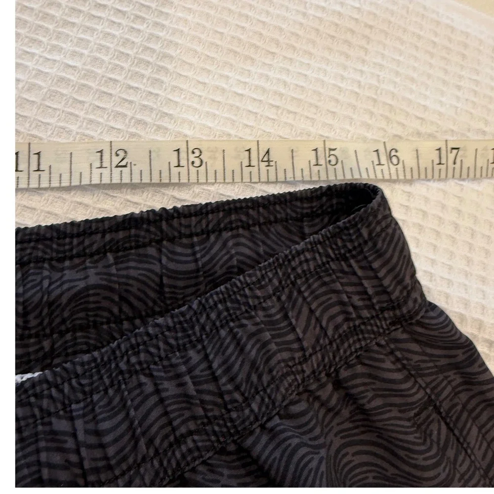 Allfenix Waves Swim Short Black Tonal Pattern Mens XL AM4T137 NEW